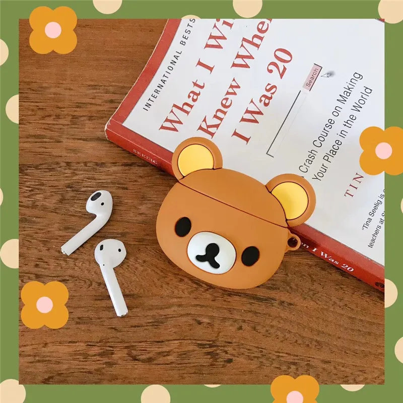 可愛卡通矽膠保護套適用於 AirPods Pro 2 保護套適用於 Airpods Pro 3