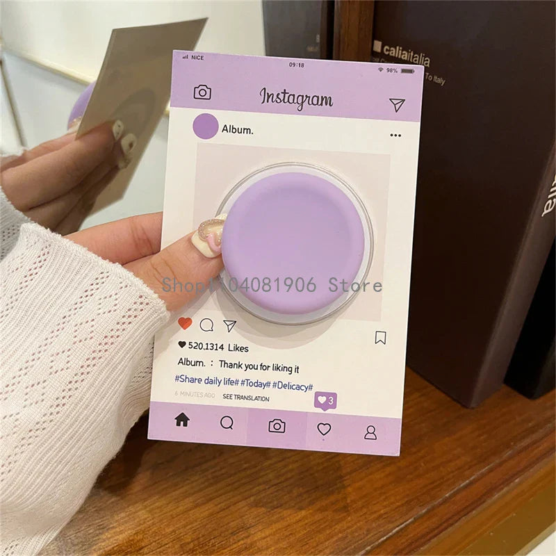 Cute Silicone Round For Magsafe Magnetic Phone Griptok