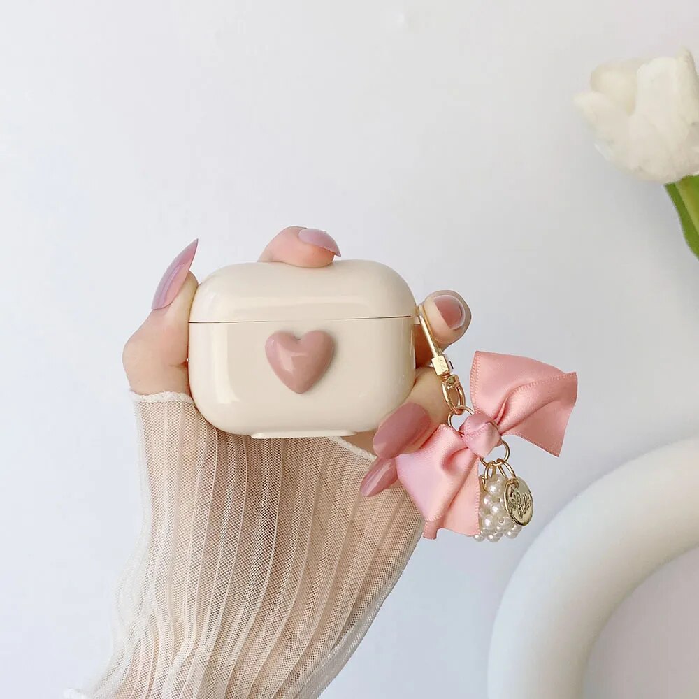 Keychain Cover For Apple AirPods 2 Pro 3 3rd generation Earphone Case