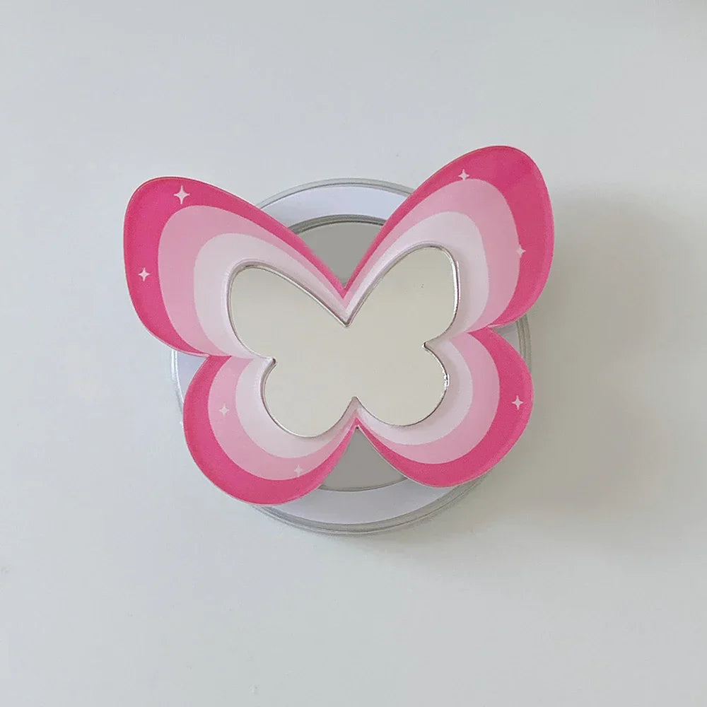 Cute Butterfly Mirror For Magsafe Magnetic Phone Griptok