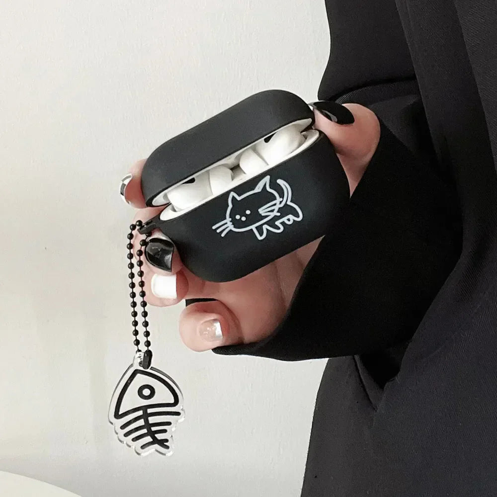 Katzenhülle für AirPods 1/2/3 Hülle, AirPods Pro 2 Hülle