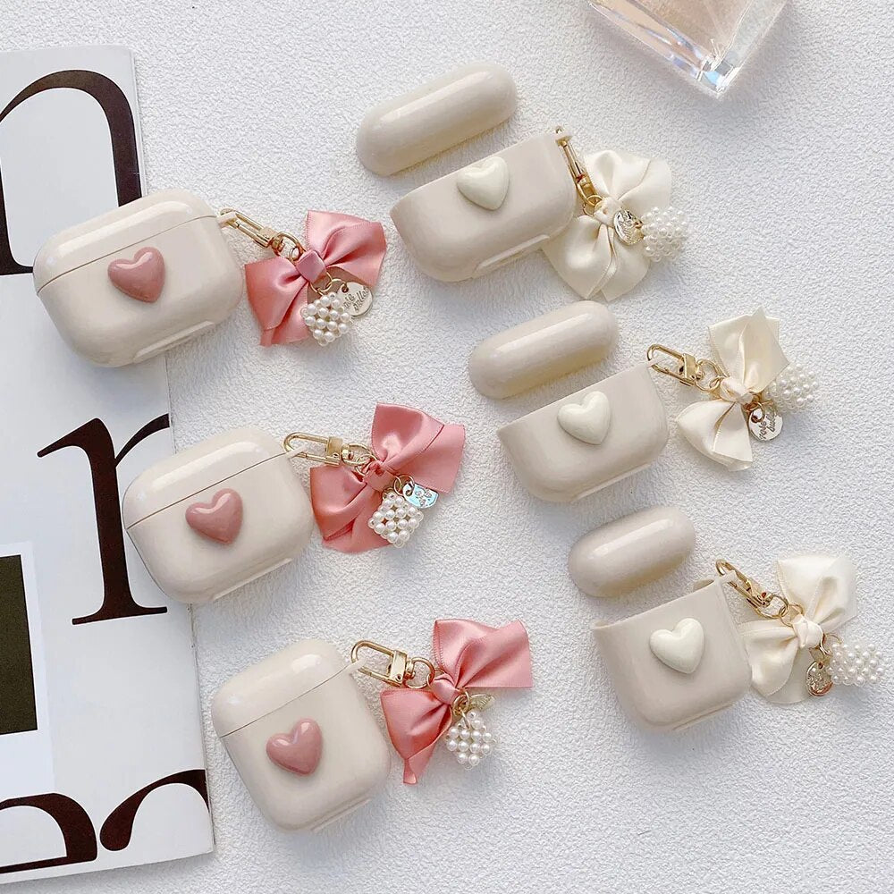 Keychain Cover For Apple AirPods 2 Pro 3 3rd generation Earphone Case