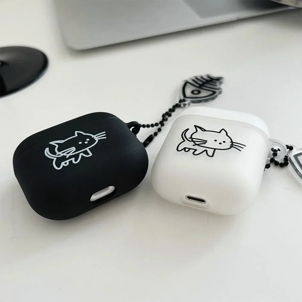 Katzenhülle für AirPods 1/2/3 Hülle, AirPods Pro 2 Hülle