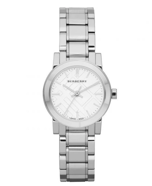 バーバリー レディース ザ シティ シルバー 26mm ウォッチ