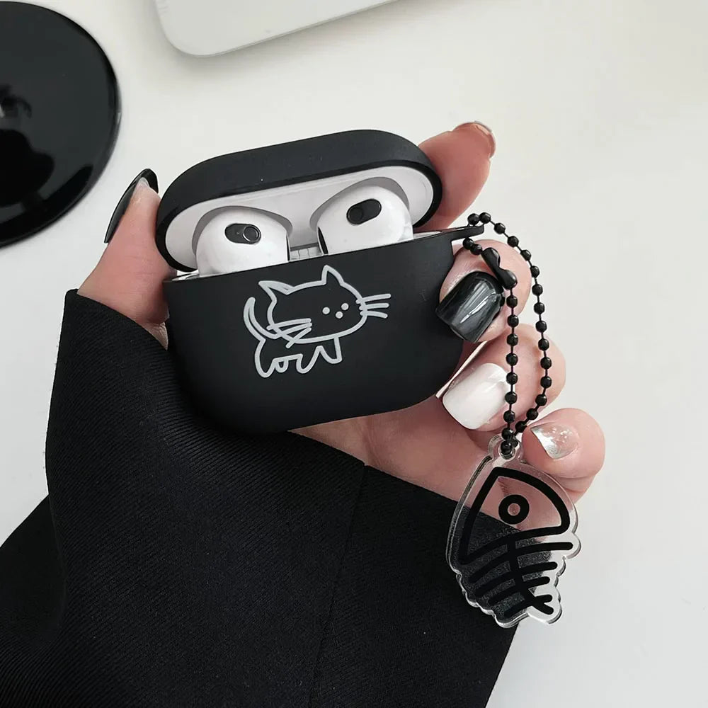 Katzenhülle für AirPods 1/2/3 Hülle, AirPods Pro 2 Hülle