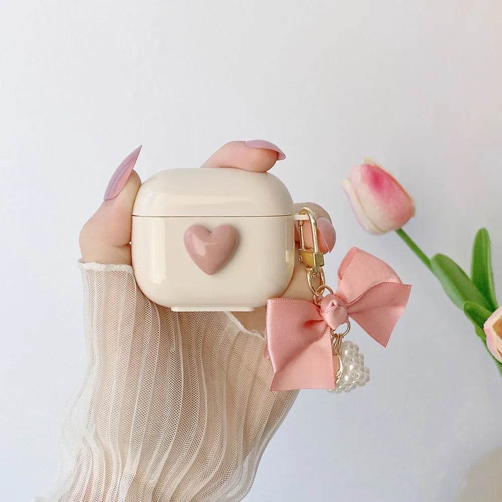 Keychain Cover For Apple AirPods 2 Pro 3 3rd generation Earphone Case