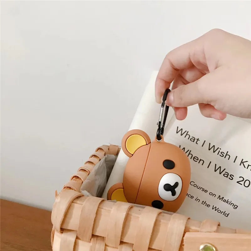 可愛卡通矽膠保護套適用於 AirPods Pro 2 保護套適用於 Airpods Pro 3