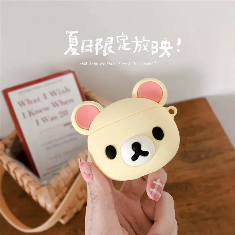 可愛卡通矽膠保護套適用於 AirPods Pro 2 保護套適用於 Airpods Pro 3