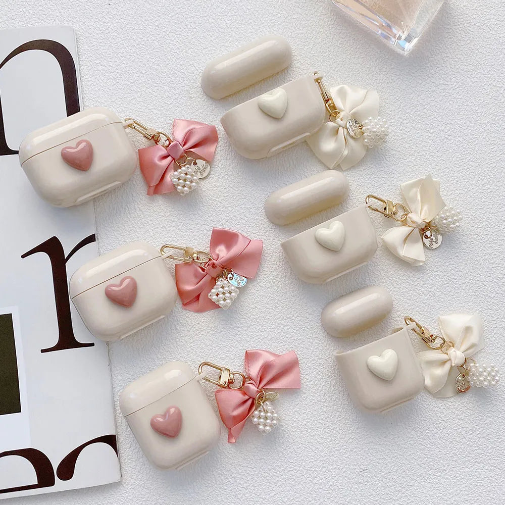 Keychain Cover For Apple AirPods 2 Pro 3 3rd generation Earphone Case