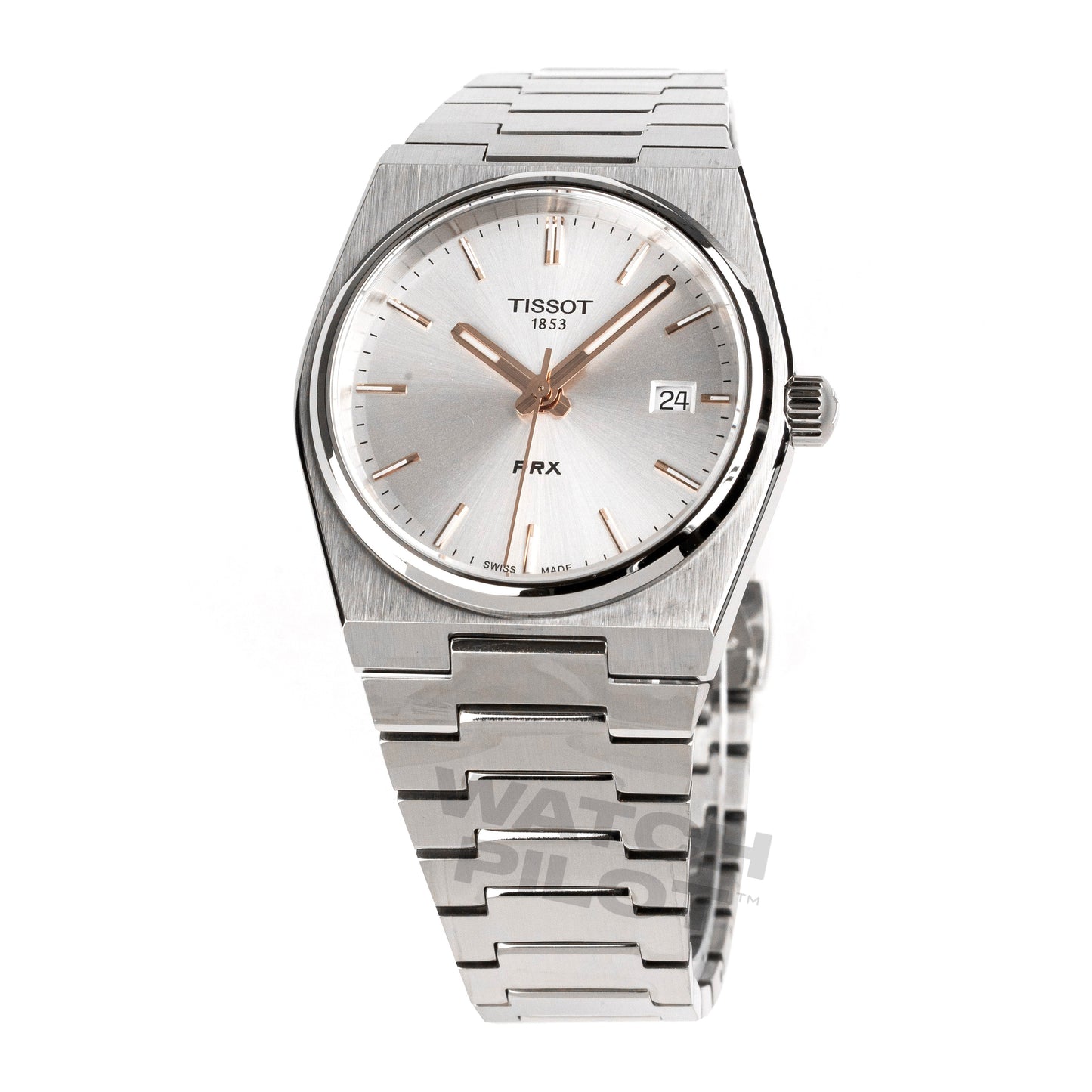 Tissot PRX 35Mm ユニセックス シルバー ウォッチ