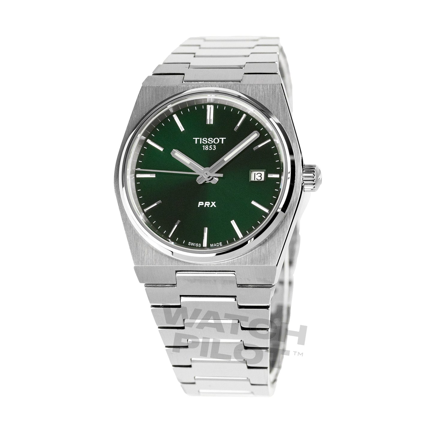 Tissot Prx 35 mm unisex grønt ur