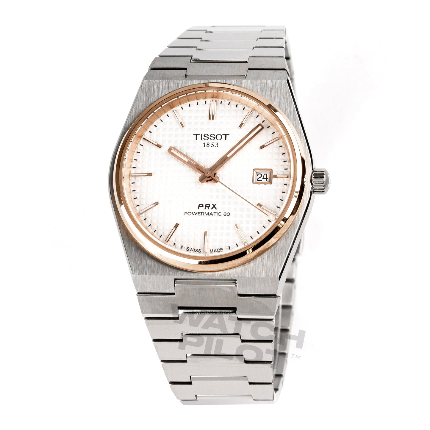 Tissot Prx Powermatic 80 Herrenuhr in Silber