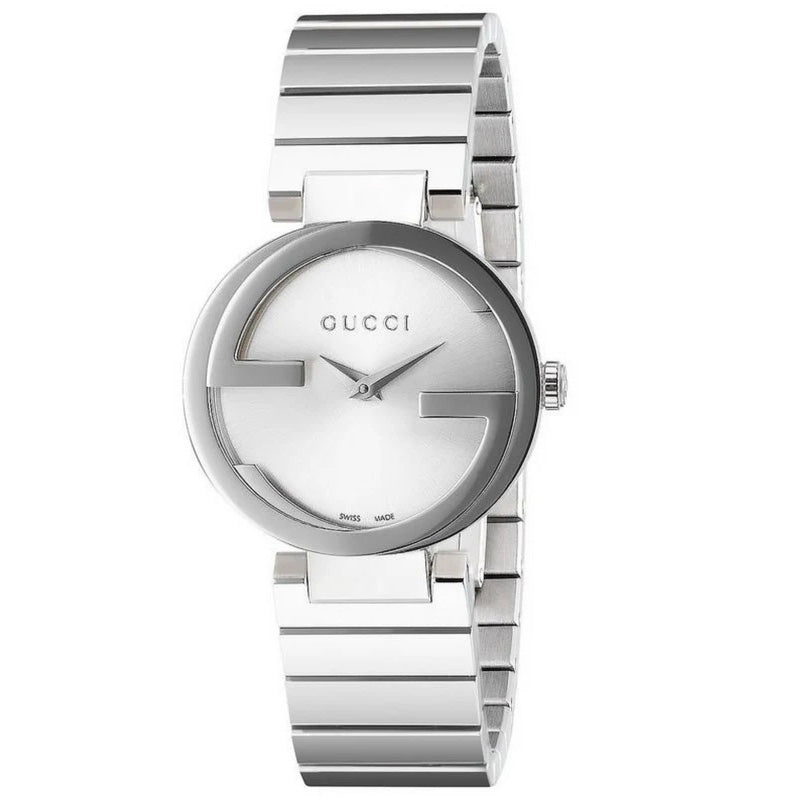 Gucci Watch Interlocking G Dame 29mm Sølv