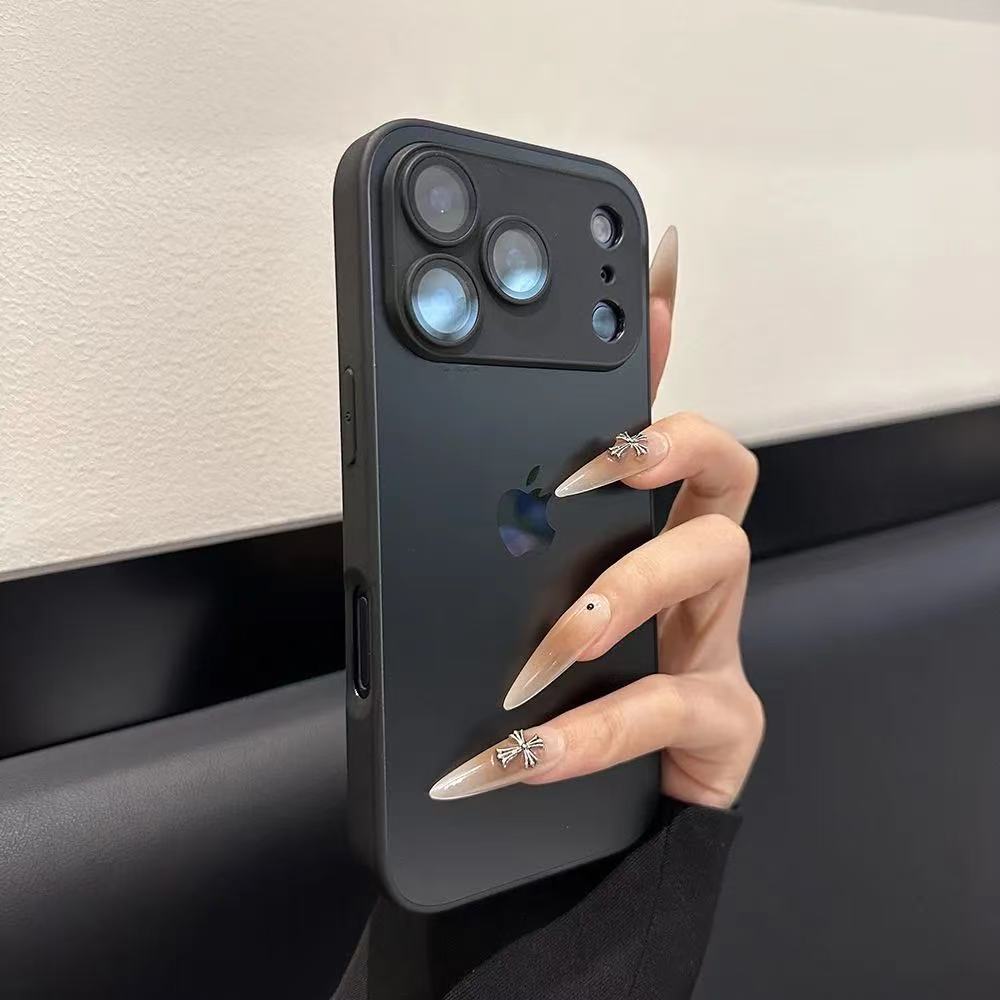 Minimalist Matte Black Soft Phone Case