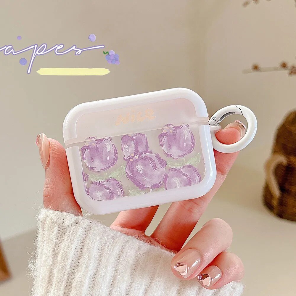 AirPods 3 1 2 Pro -kuulokkeiden suojus avaimenperät pehmeät silikonisuojakotelot