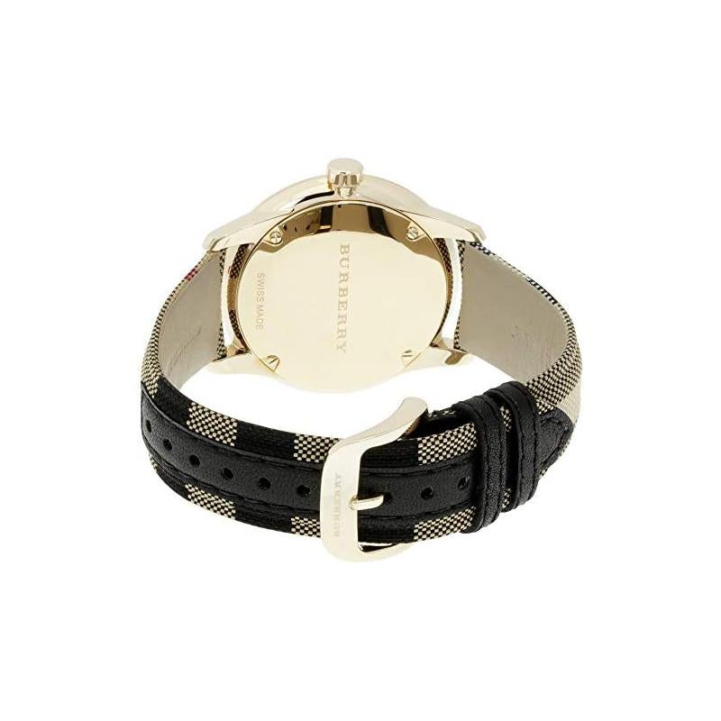 Burberry Herrenuhr mit klassischem Horseferry-Karomuster, 40 mm