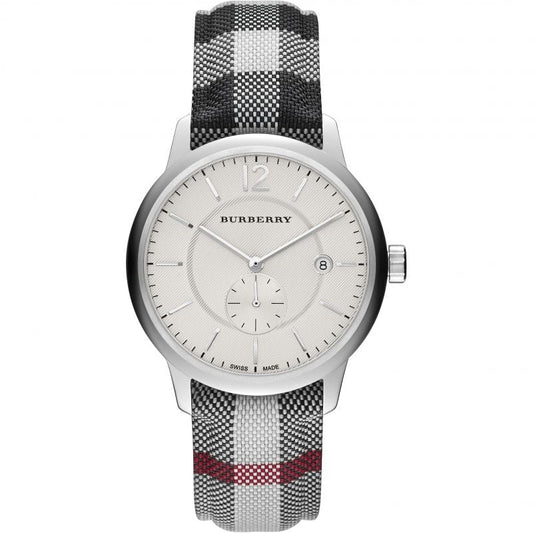バーバリー メンズ ザ クラシック ホースフェリー 40mm シルバー ウォッチ