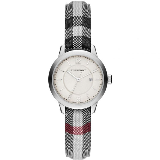 バーバリー レディース クラシック 32mm ホースフェリー チェック ウォッチ