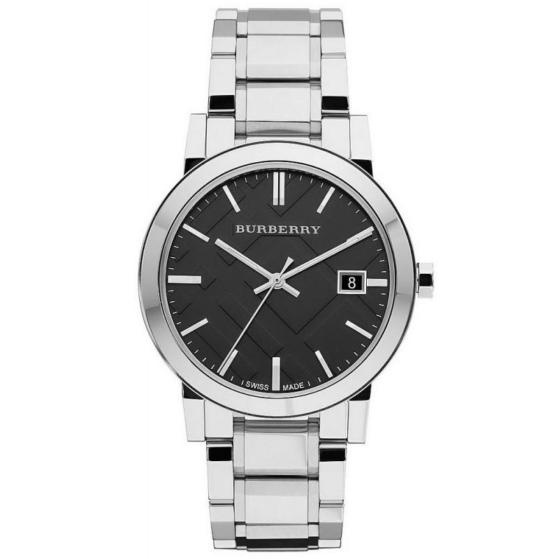 Zegarek Burberry The City z czarnej stali 38 mm