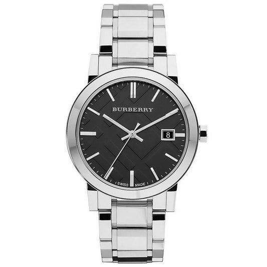 バーバリー ザ シティ ブラック スチール 38mm ウォッチ