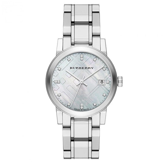 バーバリー レディース シルバー ダイヤモンド 34mm 腕時計