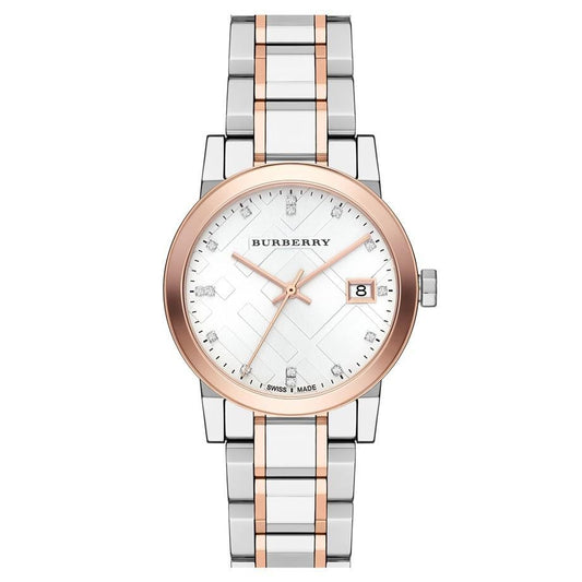 バーバリー レディース ダイヤモンド ツートーン 34mm ウォッチ
