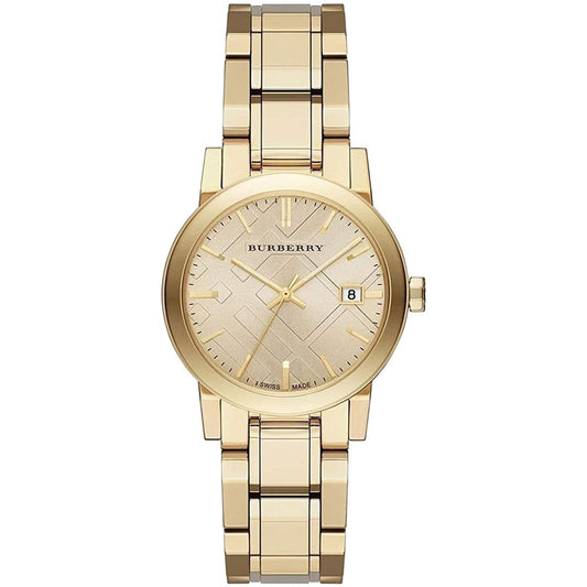 バーバリー レディース ウォッチ ザ シティ 34mm シャンパン ゴールド ウォッチ