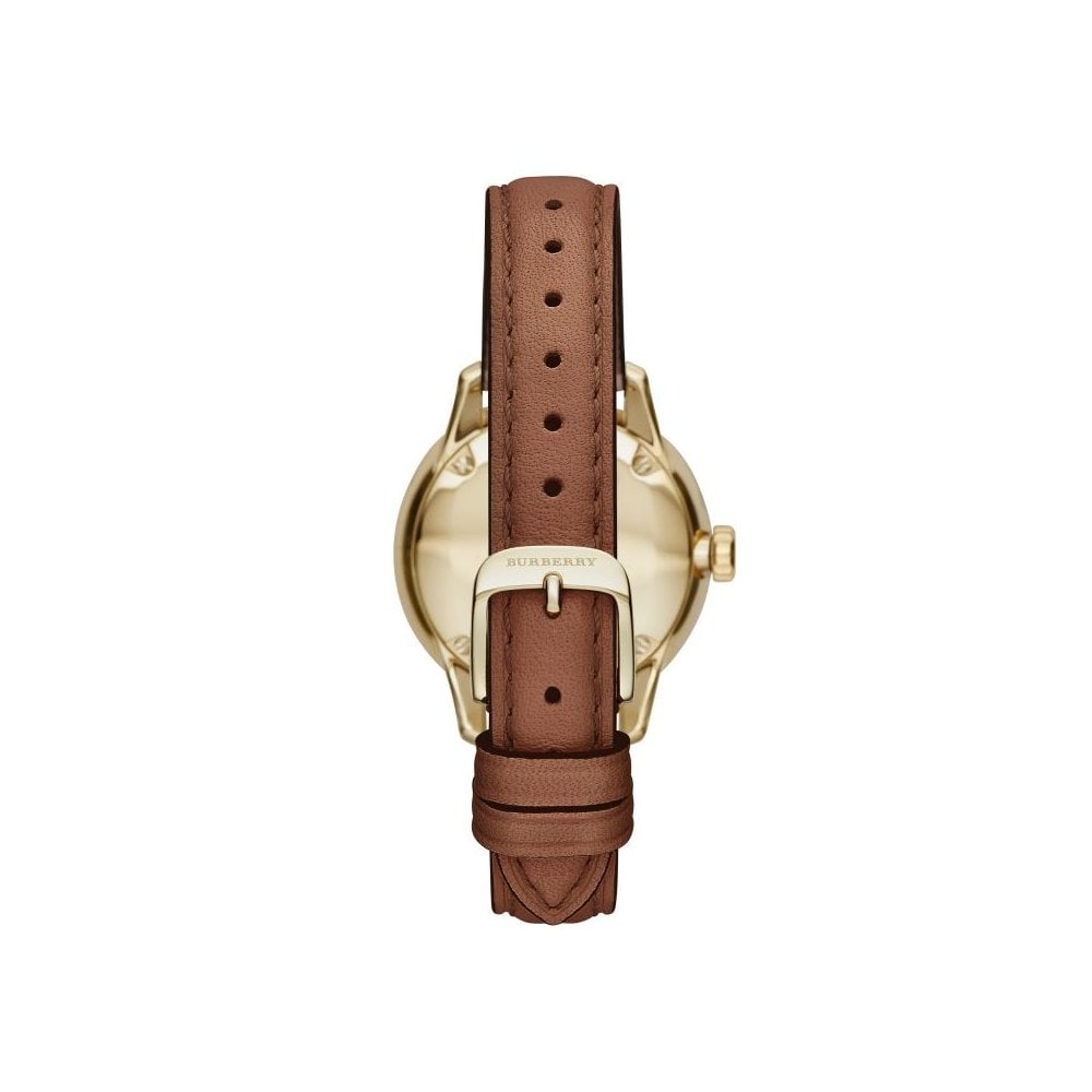 Burberry Det klassiske dameur, guldbrun