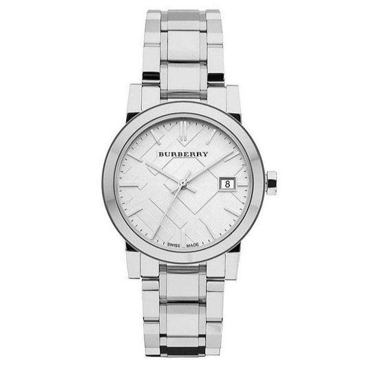 バーバリー レディース ザ シティ シルバー 34mm ウォッチ