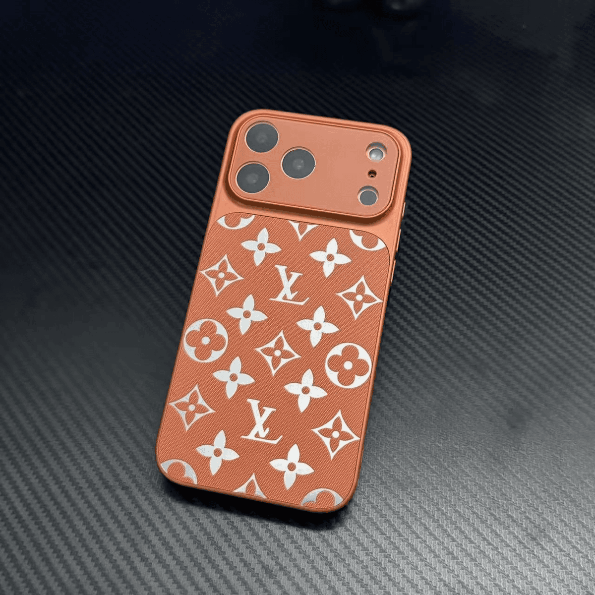 Luksus farveskiftende Monogram telefonetui