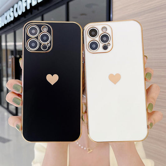 Love Heart Full Cover iPhone-deksel