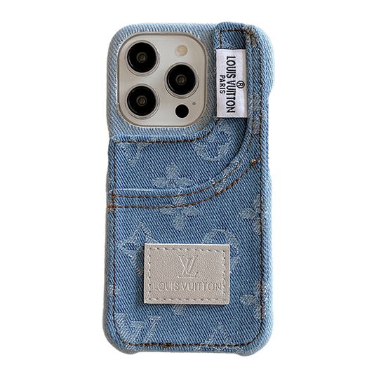 Distinctive denim fashion iPhone Case