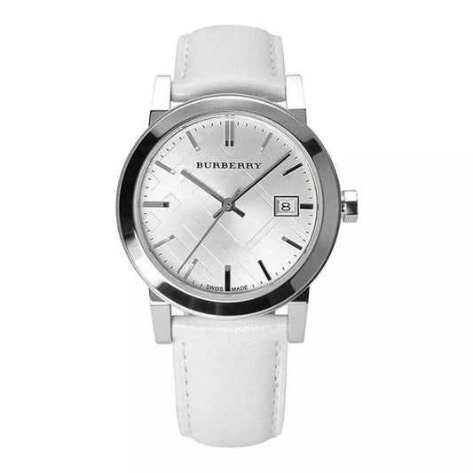 バーバリー レディース ウォッチ ザ シティ 34mm シルバー ホワイト