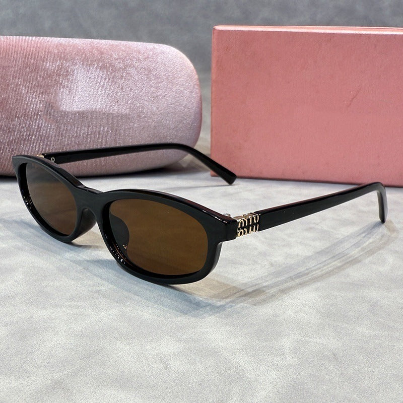 Oval Frame Sunglasses
