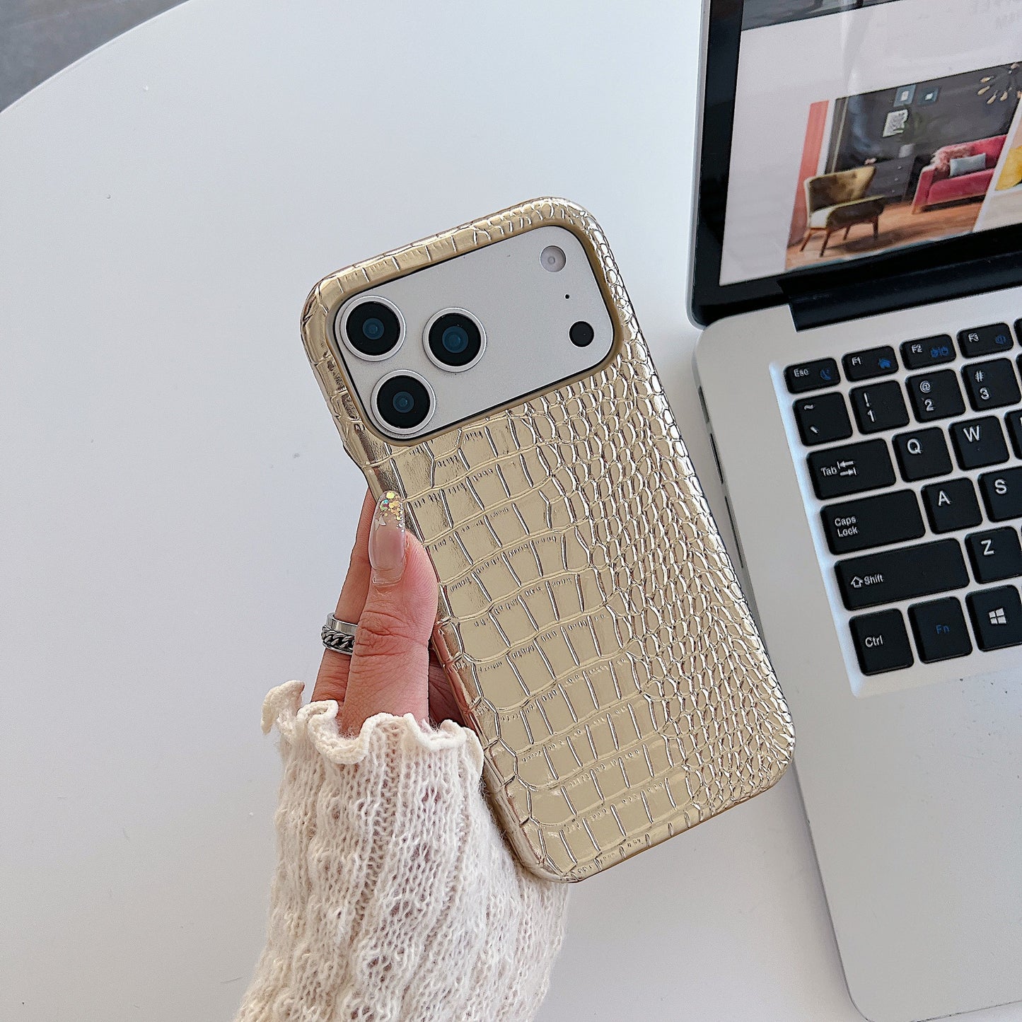 Luxury Crocodile Texture Phone Case