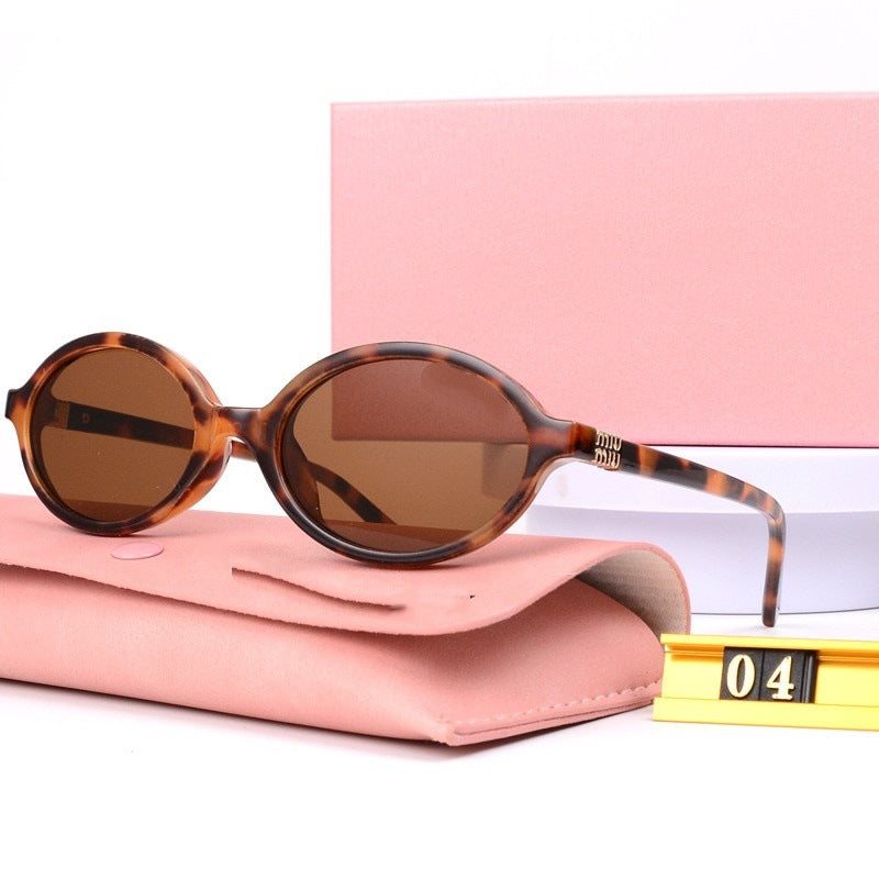 Oval Frame Sunglasses