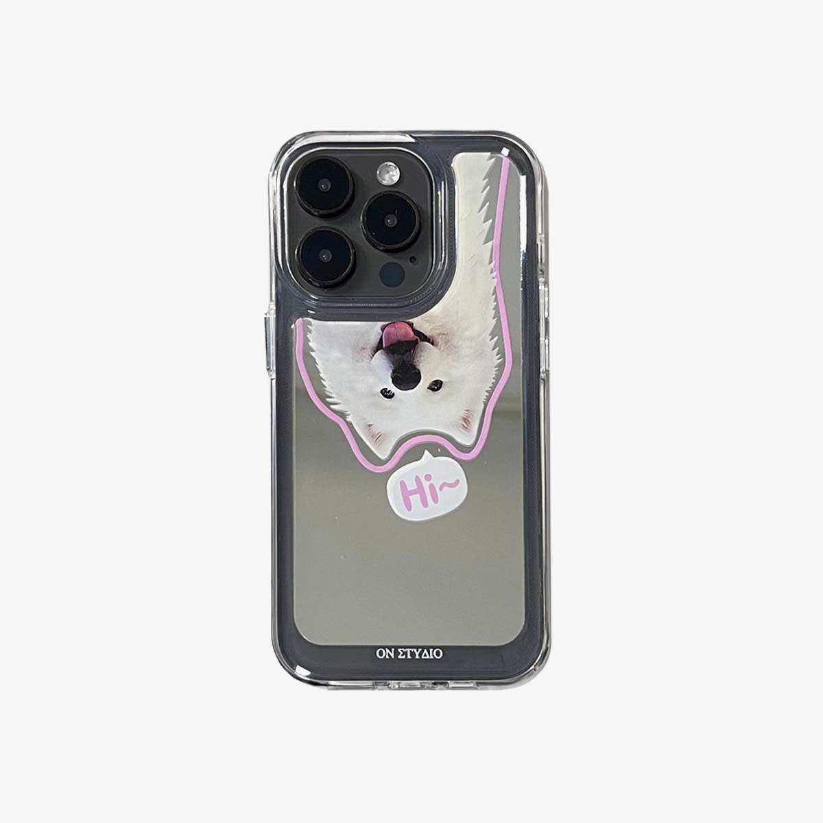 Lustrzane etui na iPhone'a | Para kotów i psów Cześć (Kup 2, a otrzymasz 50% zniżki na jeden)