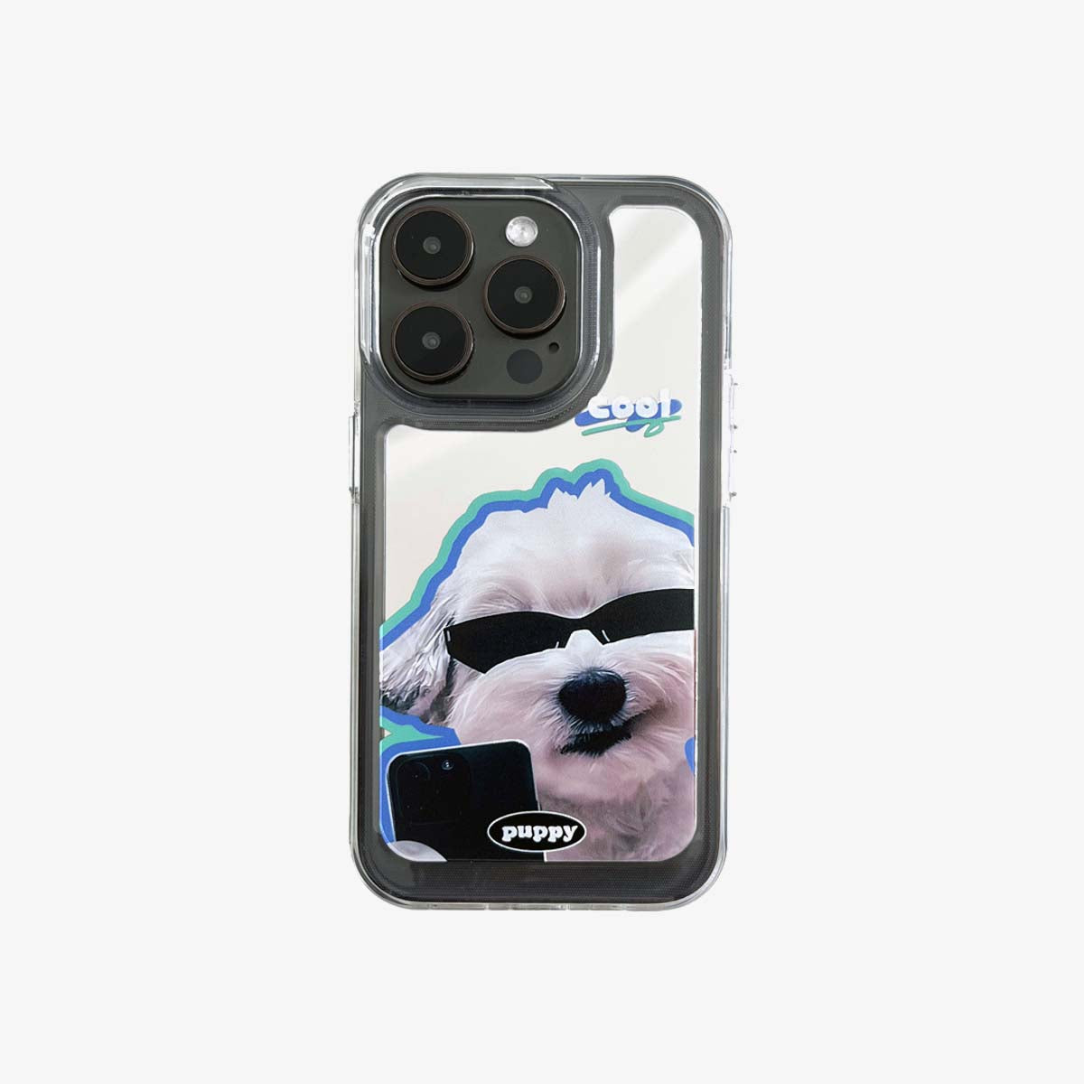 Cás iPhone Scáthán | Féin-Amadóir Madraí Lánúin (Ceannaigh 2 agus faigh 50% as ceann amháin)
