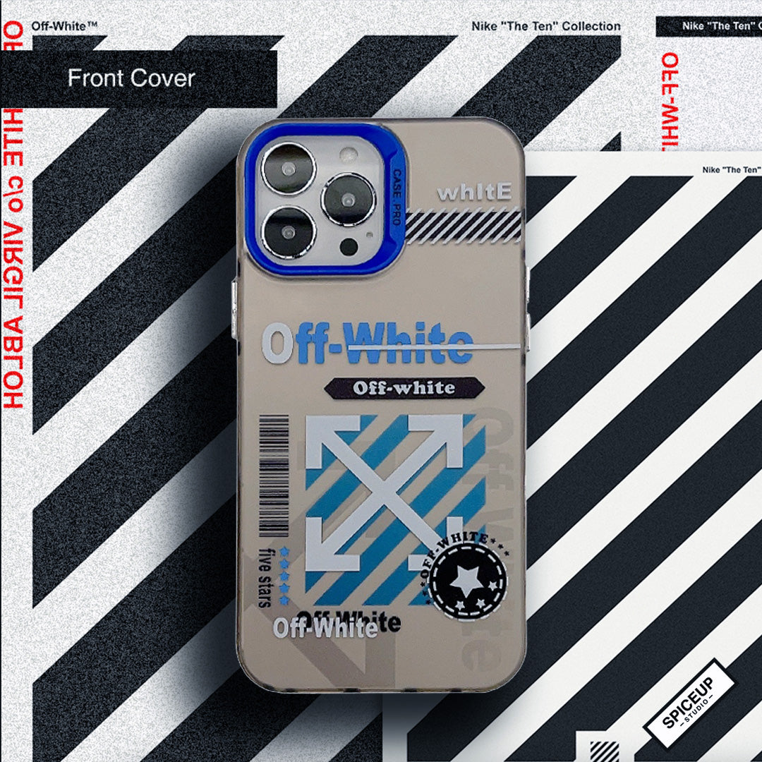 Begrænset iPhone-etui | OW blåt logo