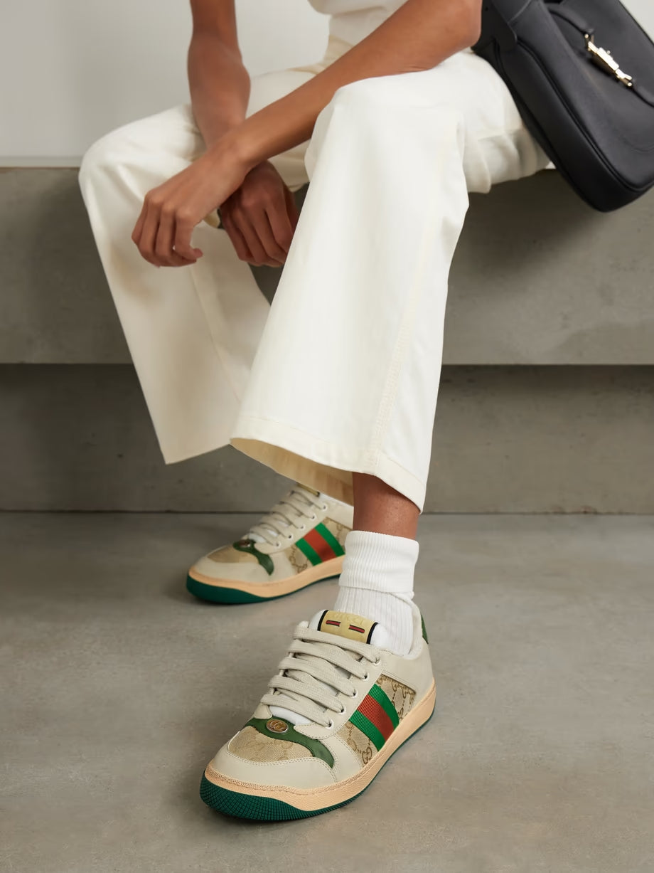 Retro Stripe Casual Tennarit – Premium-nahkaiset Comfort Street -kengät